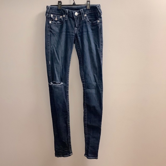 TRUE Religion Skinny Jeans. Size 27 - Picture 2 of 9